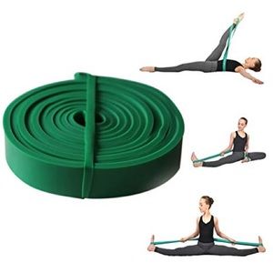 Green Stretching Rubber Band
